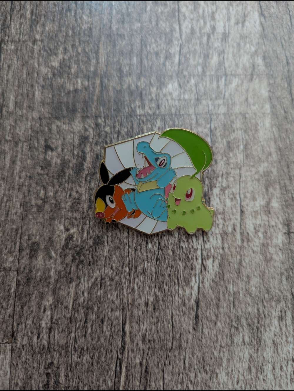 Pokemon Enamel Pin - Green, Blue & Orange Trio